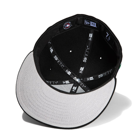 New Era 59Fifty Los Angeles Dodgers Mexico Flag Patch Hat - Black, White