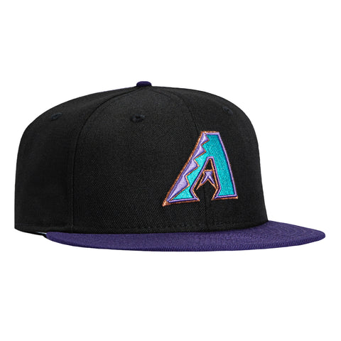 New Era 59Fifty Retro On-Field Arizona Diamondbacks 1998 Hat - Black, Teal, Purple
