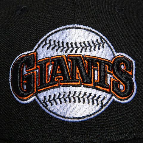 New Era 59Fifty San Francisco Giants 1983 Word Hat - Black