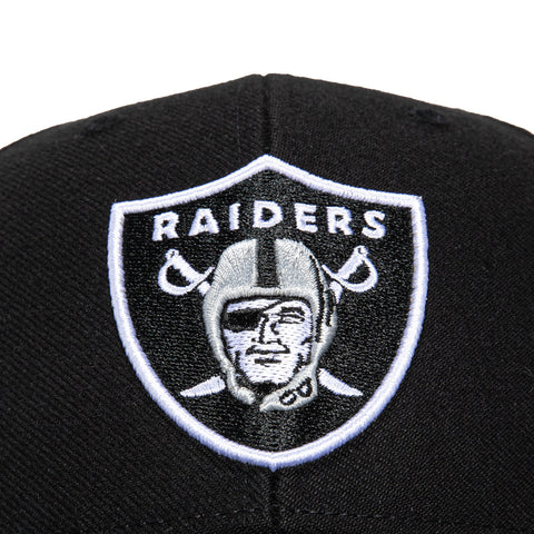 '47 Men's Las Vegas Raiders Flagship MVP Snapback Hat - Black, Structured Fit