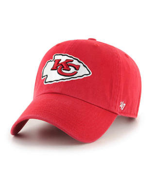 47 Brand Kansas City Chiefs Cleanup OTC Adjustable Hat - Red