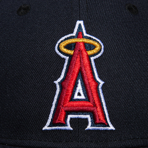 New Era 59Fifty Los Angeles Angels Hat - Navy, Red, Metallic Gold
