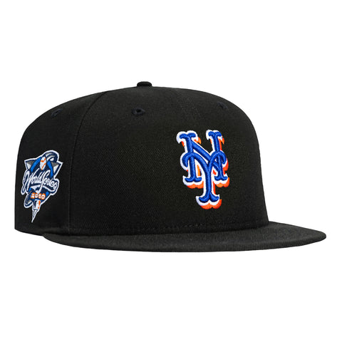 New Era 59Fifty New York Mets 2000 World Series Patch Hat - Black New Era