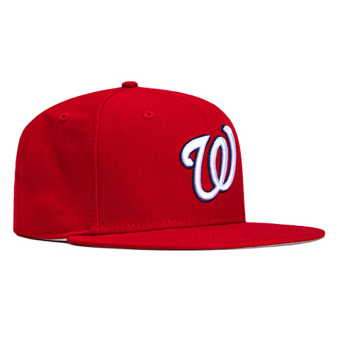 New Era 59Fifty Retro On-Field Washington Nationals Game Hat - Red