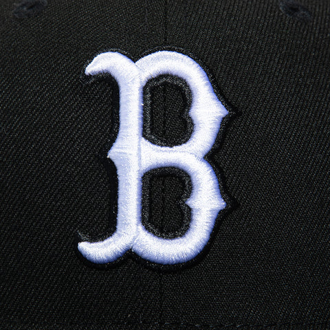 New Era 9Fifty MLB Basic Boston Red Sox Snapback Hat - Black, White New Era