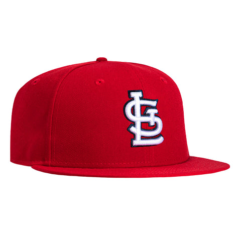 New Era 59Fifty St. Louis Cardinals 2006 World Series Patch Game Hat - Red New Era