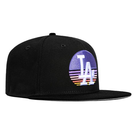 New Era 59Fifty Los Angeles Dodgers Sunset Hat - Black