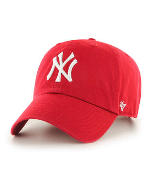 47 Brand New York Yankees Cleanup Adjustable Hat - Red, White