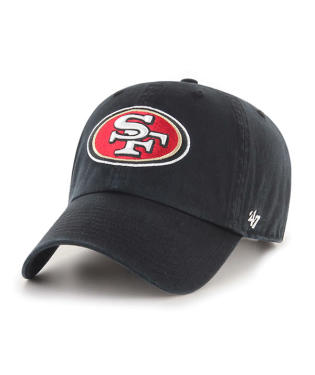 47 Brand San Francisco 49ers OTC Cleanup Adjustable Hat - Black