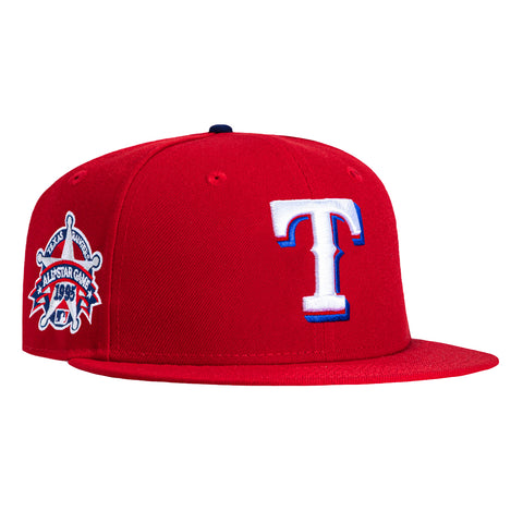 New Era 59Fifty Texas Rangers 1995 All Star Game Patch Hat - Red New Era