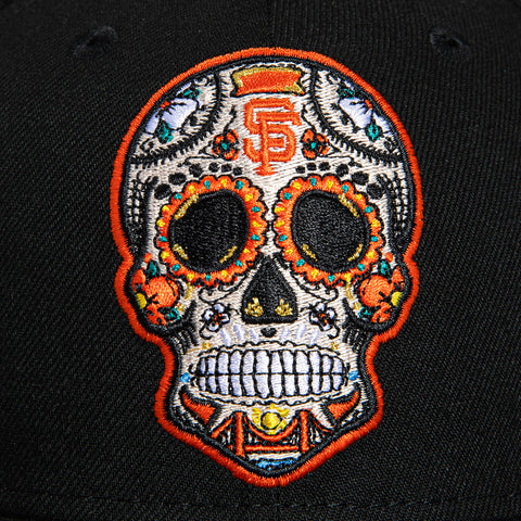 New Era 59Fifty San Francisco Giants Sugar Skull Hat - Black