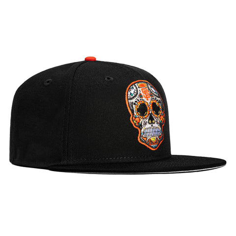 New Era 59Fifty San Francisco Giants Sugar Skull Hat - Black