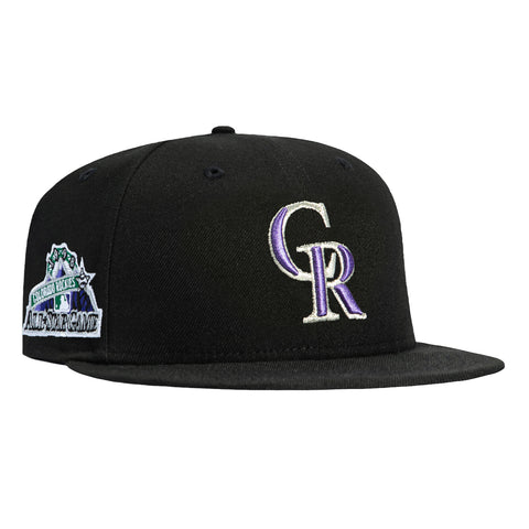 New Era 59Fifty Colorado Rockies 1998 All Star Game Patch Game Hat - Black New Era