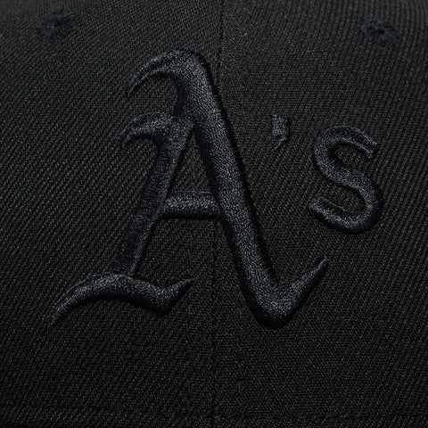 New Era 9Fifty Oakland Athletics Basic Snapback Hat - Black, Black New Era