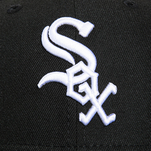 New Era 9Fifty MLB Basic Chicago White Sox Snapback Hat - Black, White