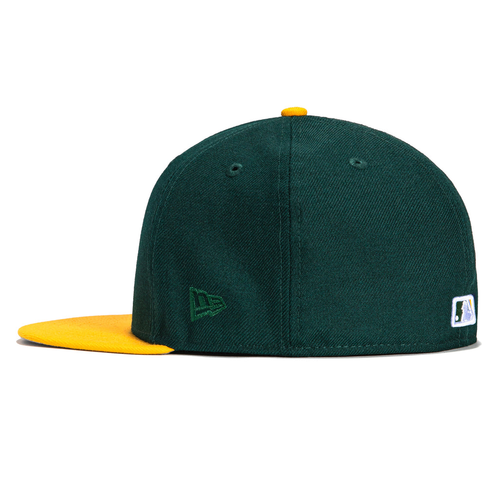 New Era 59Fifty Oakland Athletics Sugar Skull Hat - Green, Gold – Hat Club