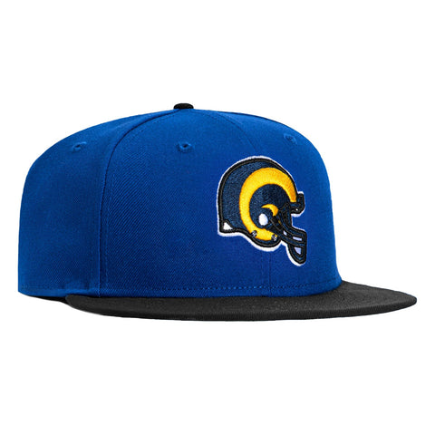 New Era 59Fifty Los Angeles Rams 1989 Helmet Hat - Royal, Black New Era