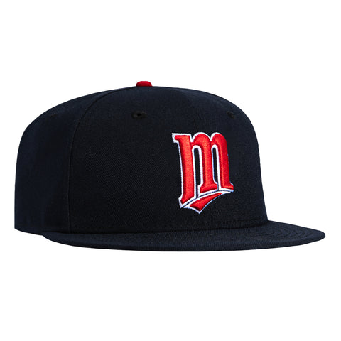New Era 59Fifty Minnesota Twins 1987 World Series Patch Game Hat - Navy New Era