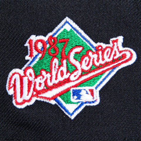 New Era 59Fifty Minnesota Twins 1987 World Series Patch Game Hat - Navy New Era