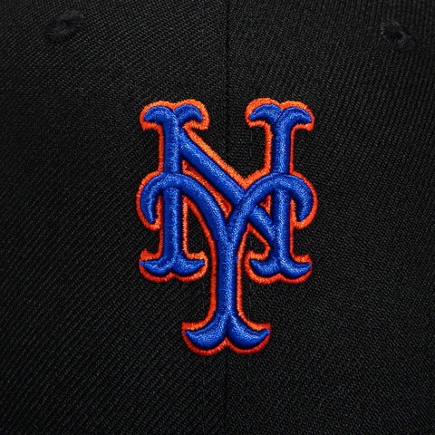 New Era 59Fifty New York Mets Subway Series Patch Hat - Black, Royal