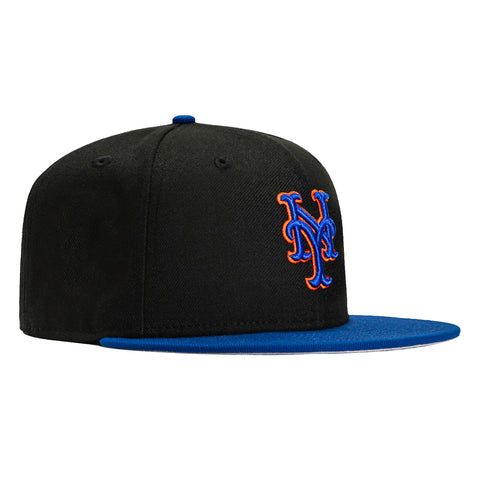 New Era 59Fifty New York Mets Subway Series Patch Hat - Black, Royal