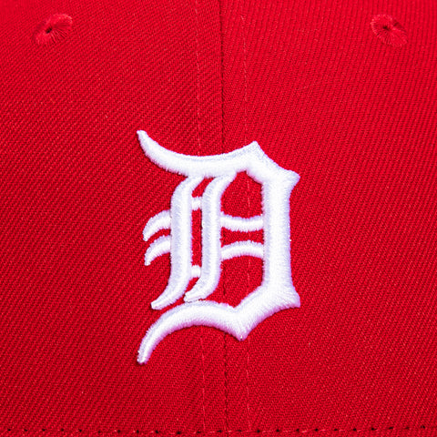 New Era 59Fifty Detroit Tigers 1984 World Series Patch Hat - Red, White