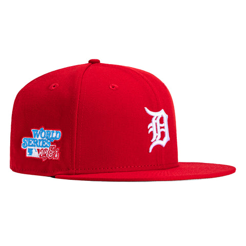 New Era 59Fifty Detroit Tigers 1984 World Series Patch Hat - Red, White