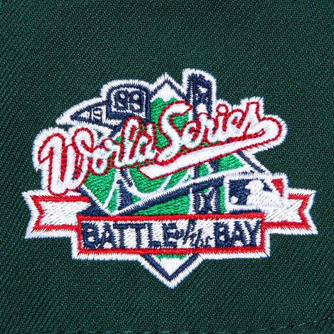 New Era 59Fifty Oakland Athletics 1989 World Series Patch Hat - Green