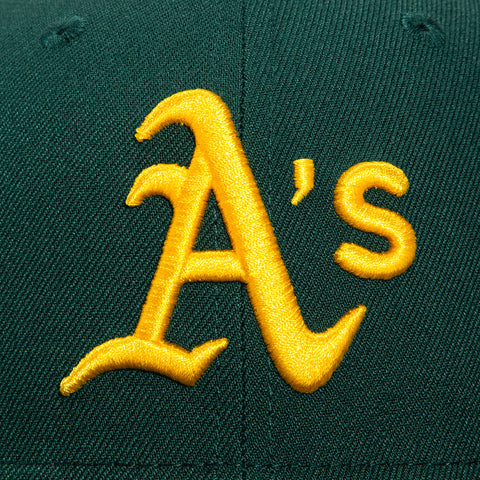 New Era 59Fifty Oakland Athletics 1989 World Series Patch Hat - Green