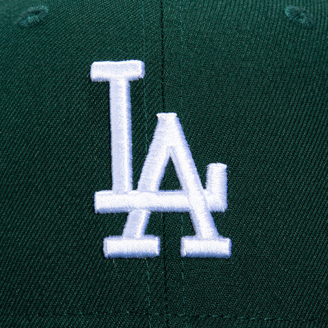 New Era 59Fifty Los Angeles Dodgers 1988 World Series Patch Hat - Green, White