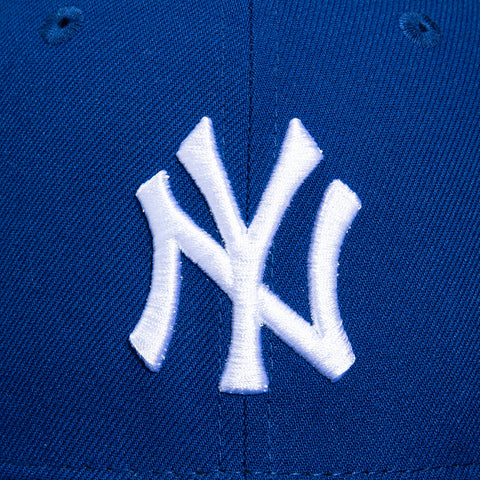 New Era 59Fifty New York Yankees 1996 World Series Patch Hat - Royal, White