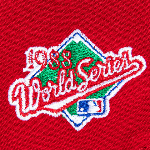 New Era 59Fifty Los Angeles Dodgers 1988 World Series Patch Hat - Red, White