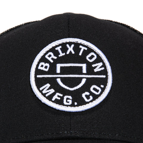 Brixton Crest C MP Snapback Hat - Black