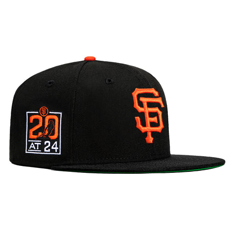 New Era 59Fifty San Francisco Giants 20th Anniversary Park Patch Hat - Black