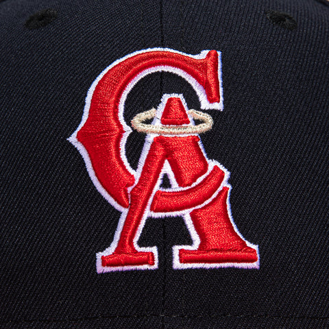 New Era 59Fifty Los Angeles Angels 35th Anniversary Patch Hat - Navy, Red