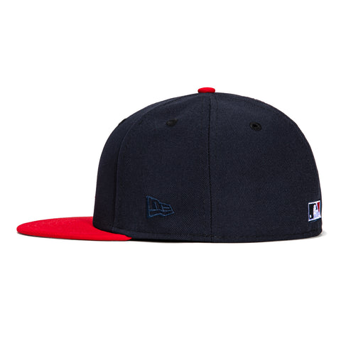New Era 59Fifty Los Angeles Angels 35th Anniversary Patch Hat - Navy, Red