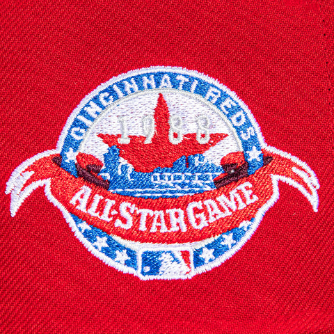 New Era 59Fifty Cincinnati Reds 1988 All Star Game Patch Hat - Red New Era