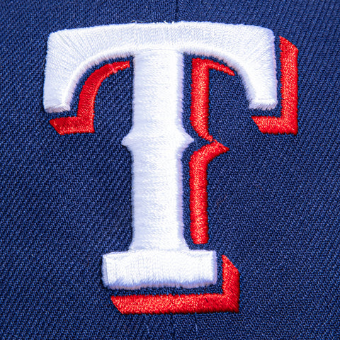 New Era 59Fifty Texas Rangers 2011 World Series Patch Hat - Royal New Era