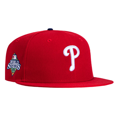 New Era 59Fifty Philadelphia Phillies 2008 World Series Patch Hat - Red New Era