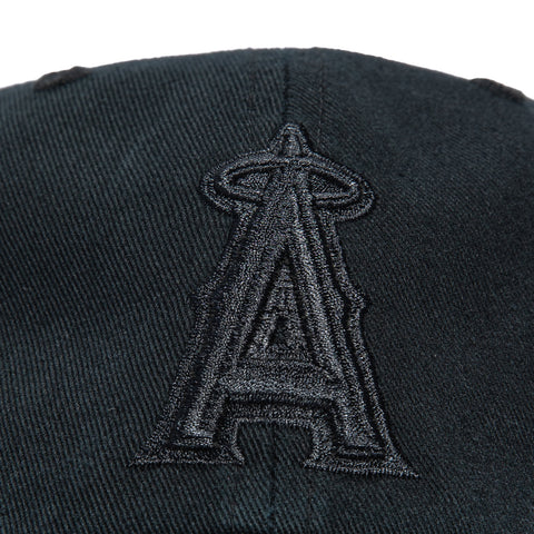 47 Brand Cleanup Los Angeles Angels Adjustable Hat - Black, Black 47 Brand
