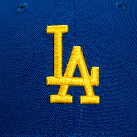 New Era 59Fifty Los Angeles Dodgers 50th Anniversary Patch Hat - Royal, Gold