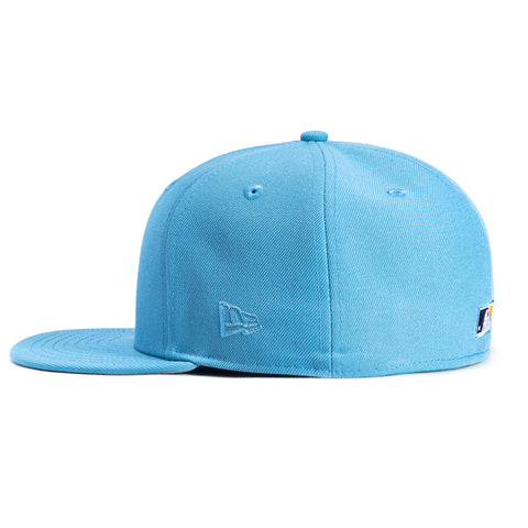 New Era 59Fifty Tampa Bay Rays 2008 World Series Patch Hat - Light Blue New Era