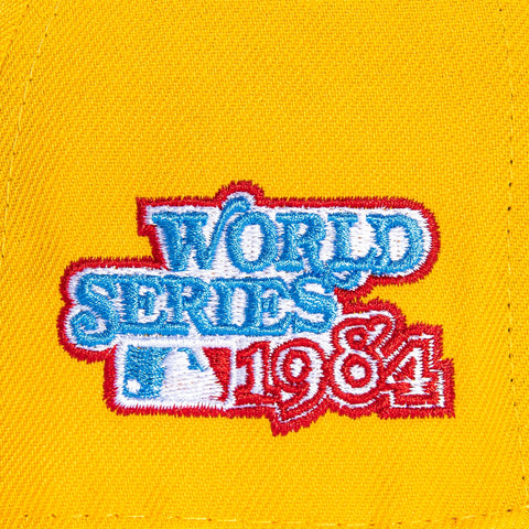 New Era 59Fifty San Diego Padres 1984 World Series Patch Hat - Gold