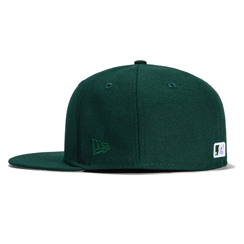 New Era 59Fifty Oakland Athletics BP Logo Hat - Green, White