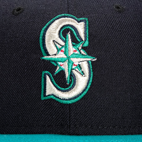 New Era 59Fifty Retro On-Field Seattle Mariners Hat - Navy, Teal