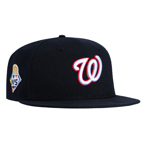 New Era 59Fifty Washington Nationals 2019 World Series Patch Hat - Navy New Era