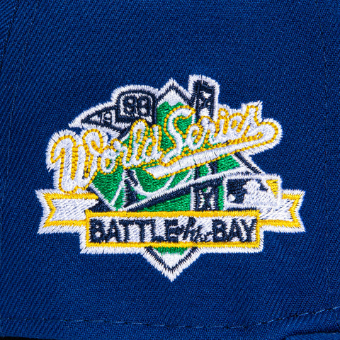 New Era 59Fifty Cool Fashion Oakland Athletics Battle of the Bay Patch Hat - Royal, Gold