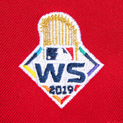 New Era 59Fifty Washington Nationals 2019 World Series Patch Hat - Red New Era