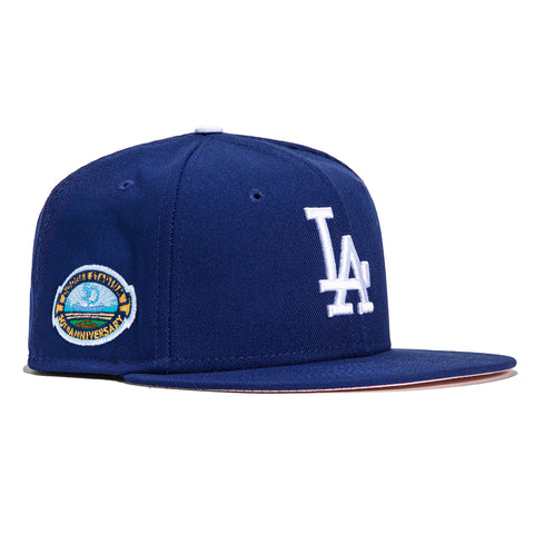 New Era 9Fifty Los Angeles Dodgers 50th Anniversary Stadium Patch Snapback Hat - Royal, Pink