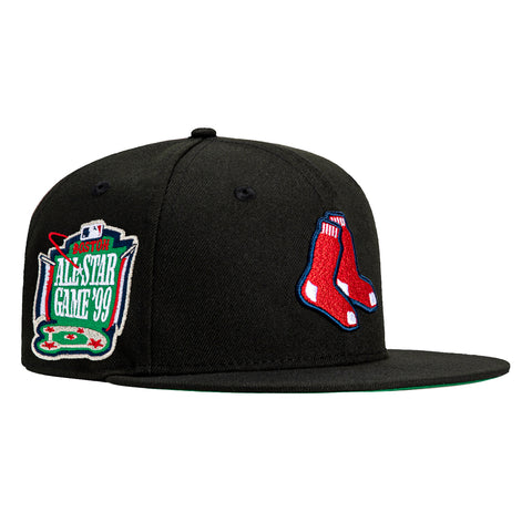 New Era 59Fifty Black Dome Boston Red Sox 1999 All Star Game Patch Alternate Hat - Black